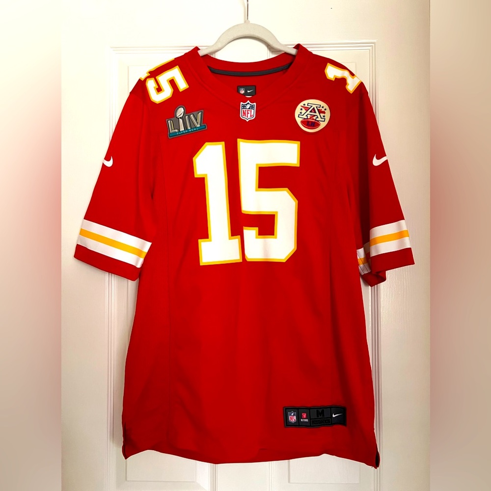 Kansas City Chiefs 2020 Super Bowl LIV #15 Patrick Mahomes jersey size Medium